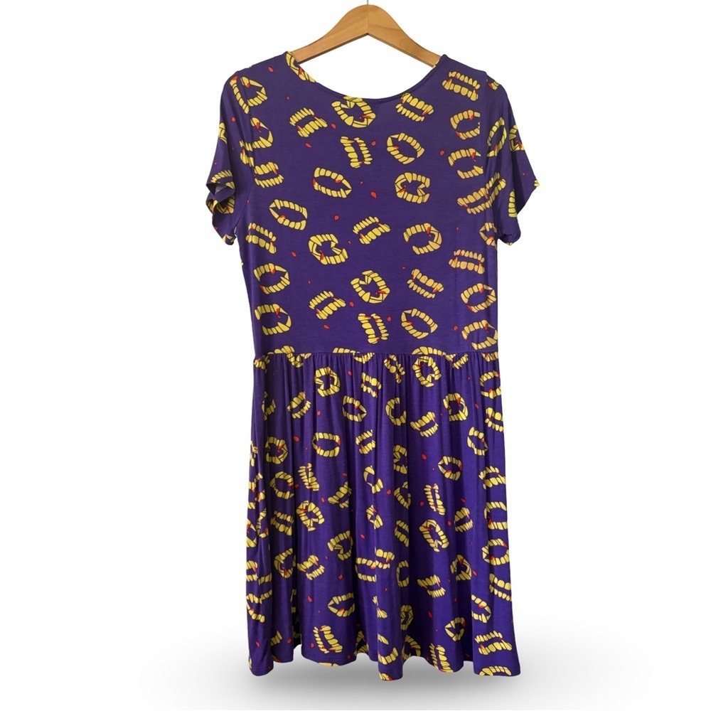 ModCloth Vampire Fangs Halloween Dress Size L - Picture 3 of 4